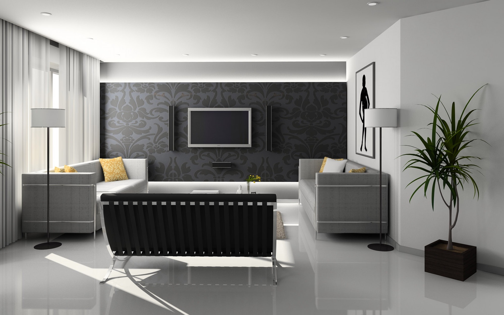 Black out, black in. Monotone lover